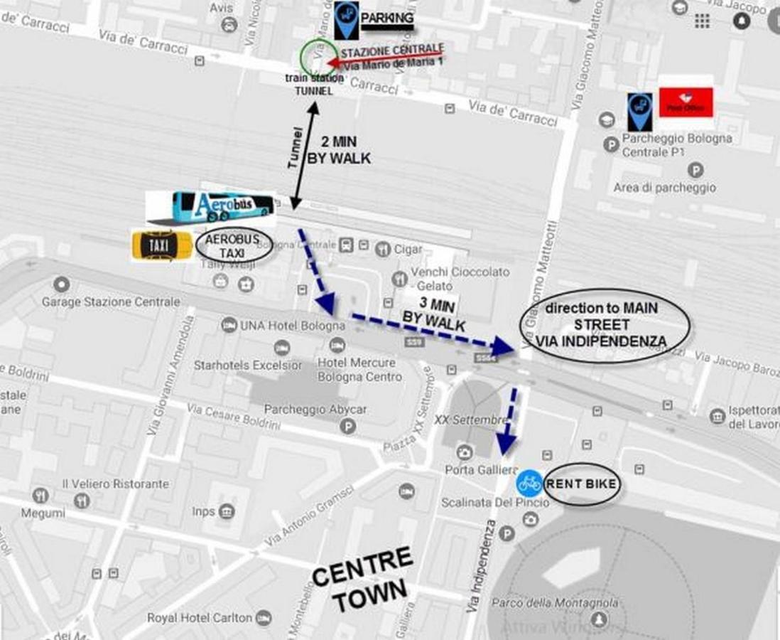 博洛尼亚Stazione Centrale住宿加早餐旅馆 外观 照片